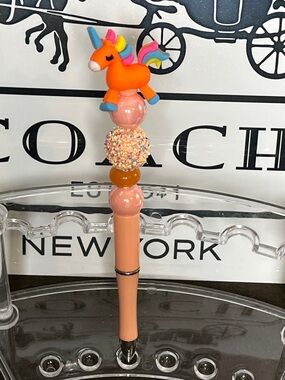 Pens By Alex - Orange Unicorn